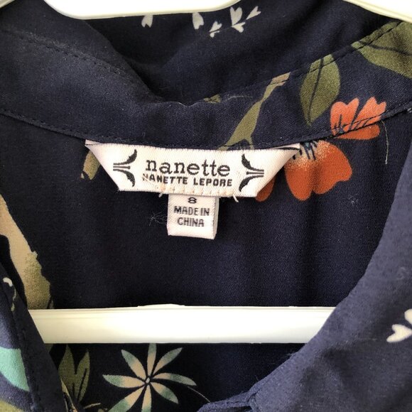 Nanette Lepore Floral Pintuck Pleat Dress - Picture 5 of 5